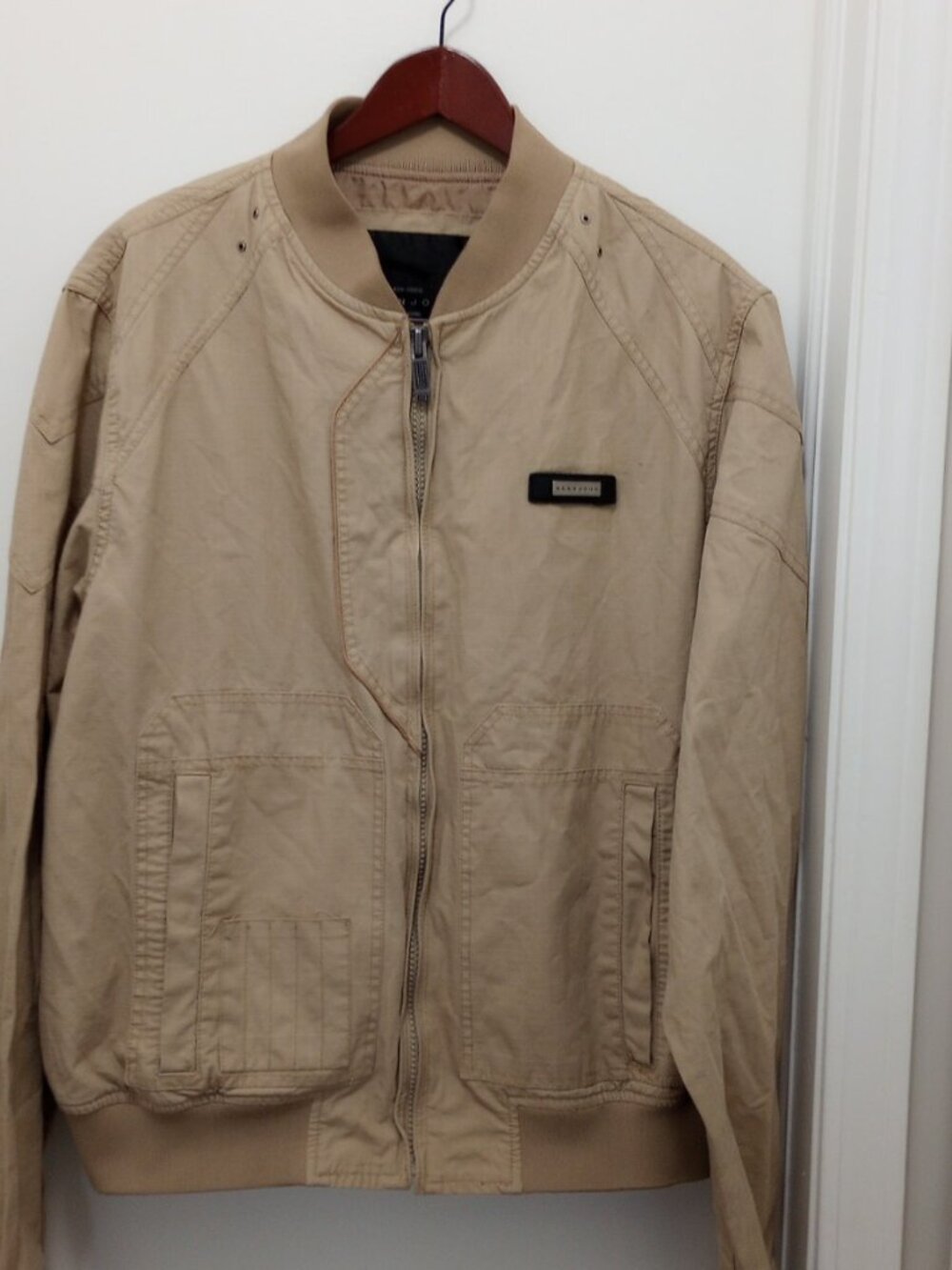 SEAN JOHN men's jacket, beige breathable windbreaker, size XXL